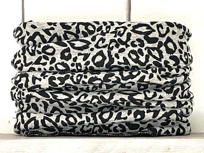 MixG | Colsjaal Winter | Panterprint - Grijs | Meisje