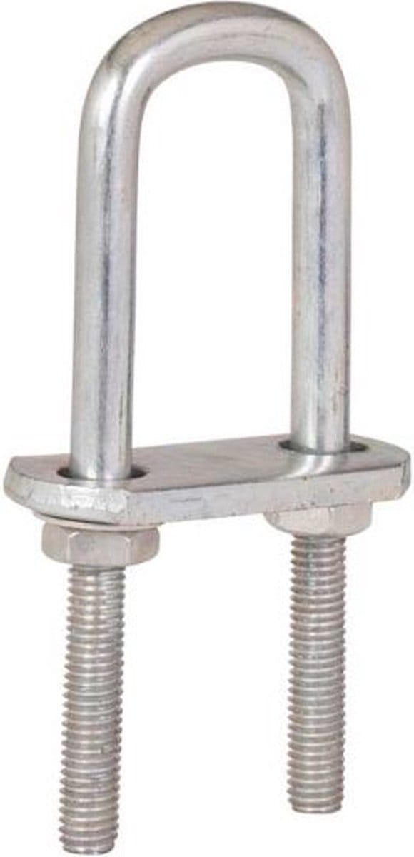 U bout M10 met strop 120 x 33 mm - verzinkt