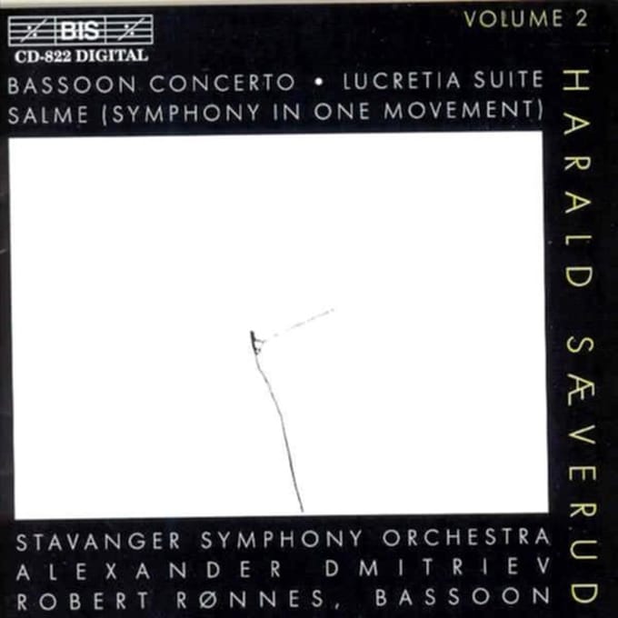 Robert Rønnes, Stavanger Symphony Orchestra, Alexander Dmitriev - Bassoon Concerto/Lucretia Suite/Salme (CD)