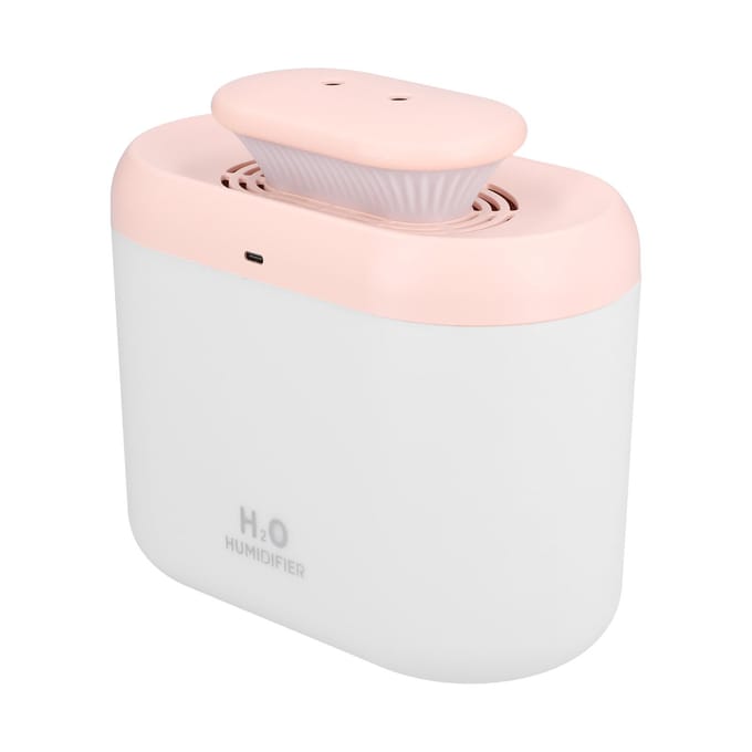 Mist Luchtbevochtiger 3500ml Grote Capaciteit Stille Diffuser met Nachtlampje voor Thuis KantoorRoze roze