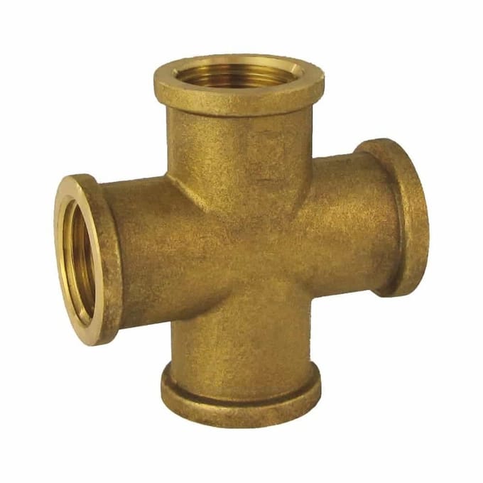 Messing Kruisstuk 3/8 IG - Draadfitting voor Sanitair & Verwarming