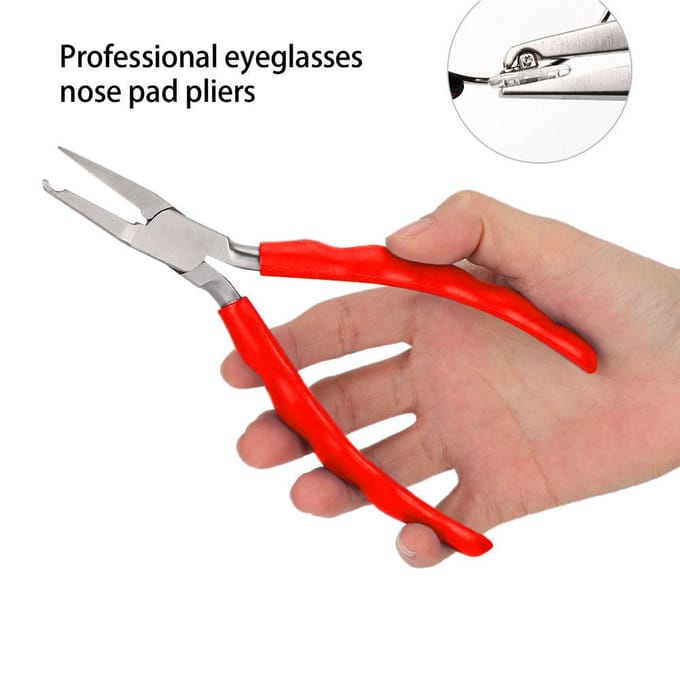 Bril Neuspad Afstel Tang Optische Brilmonturen Klem Reparatiegereedschap red
