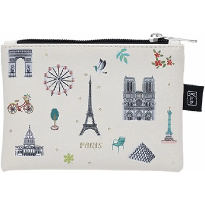 Platte portemonnee Kiub Paris Je T'Adore