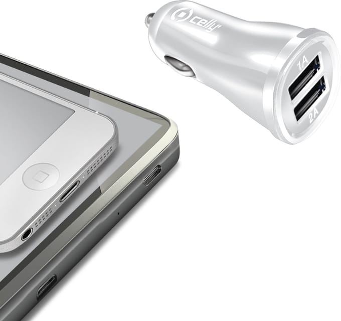 Celly CCUSB22W oplader voor mobiele apparatuur