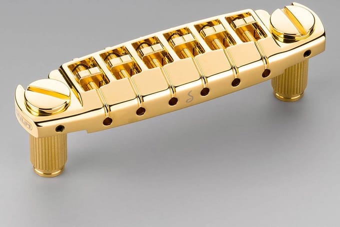 Gitaar brug Schaller Signum 12350500 Locking Studs goud
