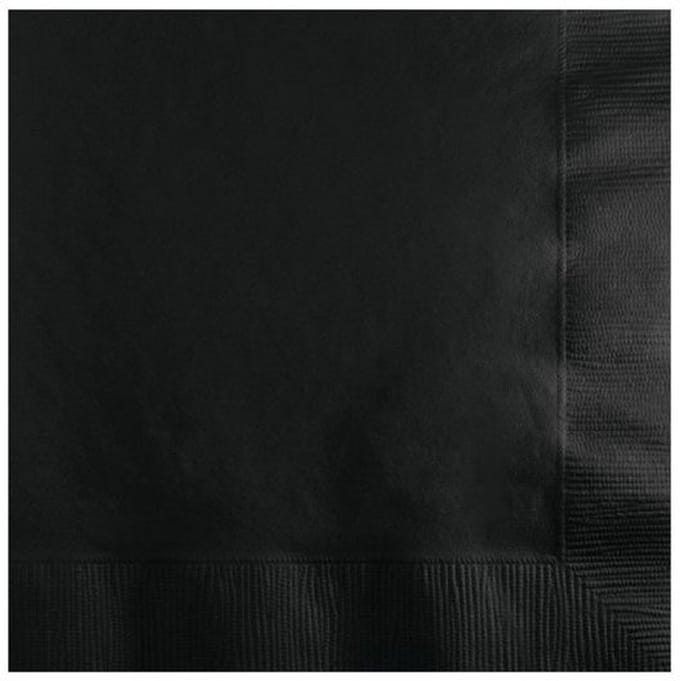 150 kleine zwarte servetten, 2-laags, 25x25 cm
