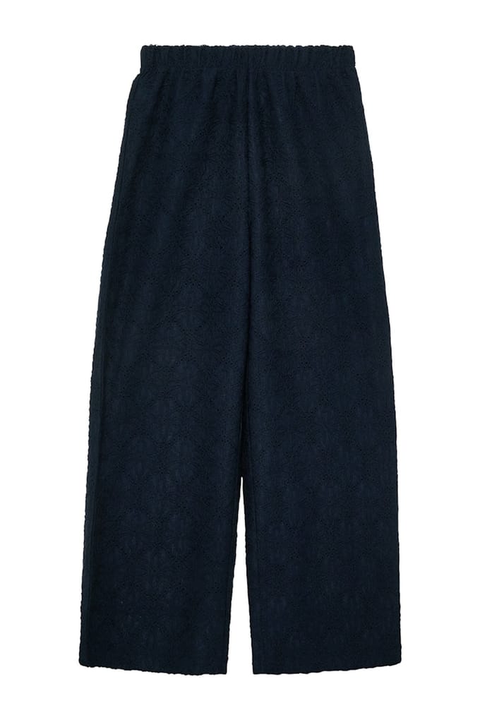 s.Oliver - female - Broek met wijde pijpen en structuurpatroon