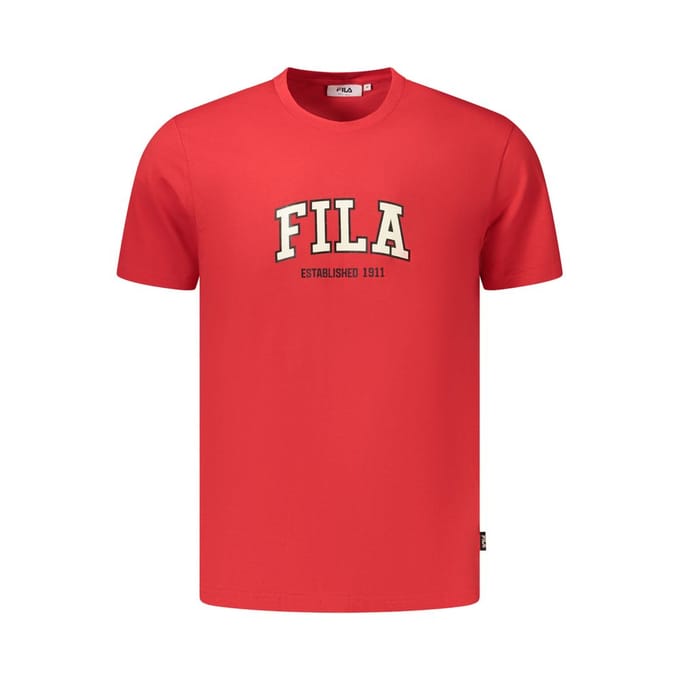 Fila Rosso Katoenen Heren T-shirt