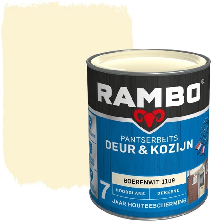 Rambo Pantserbeits Deur & Kozijn Dekkend - 1.5L - Boerenwit