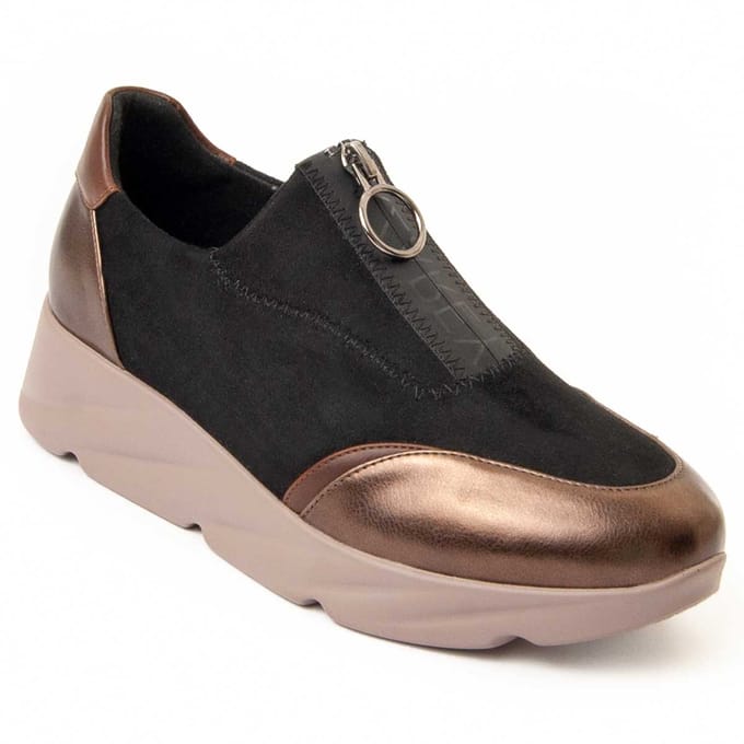 Montevita Sneaker Caleb In Zwart