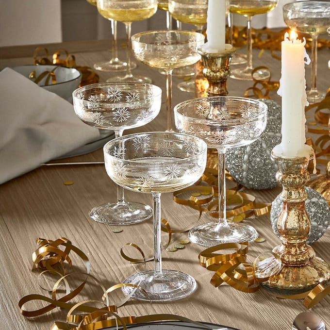 Glas set van 6 Haverly