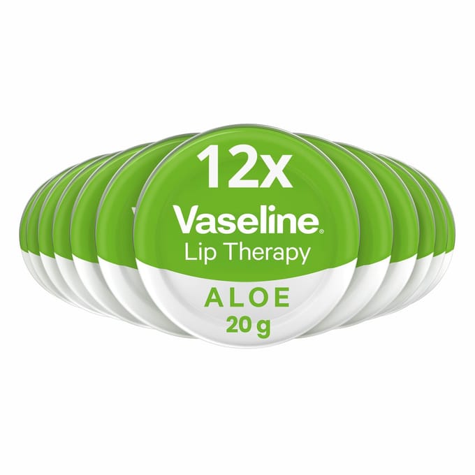 Vaseline - Lippenbalsem - Aloe Vera - 12 x 20 g