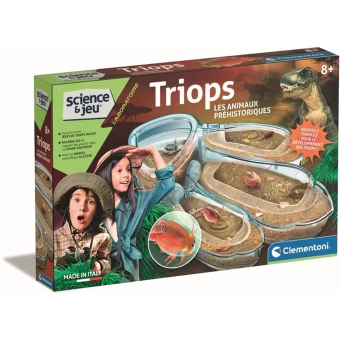 Triops, les animaux préhisto - Clementoni - Science & Jeu - Jeux Scientifiques pur