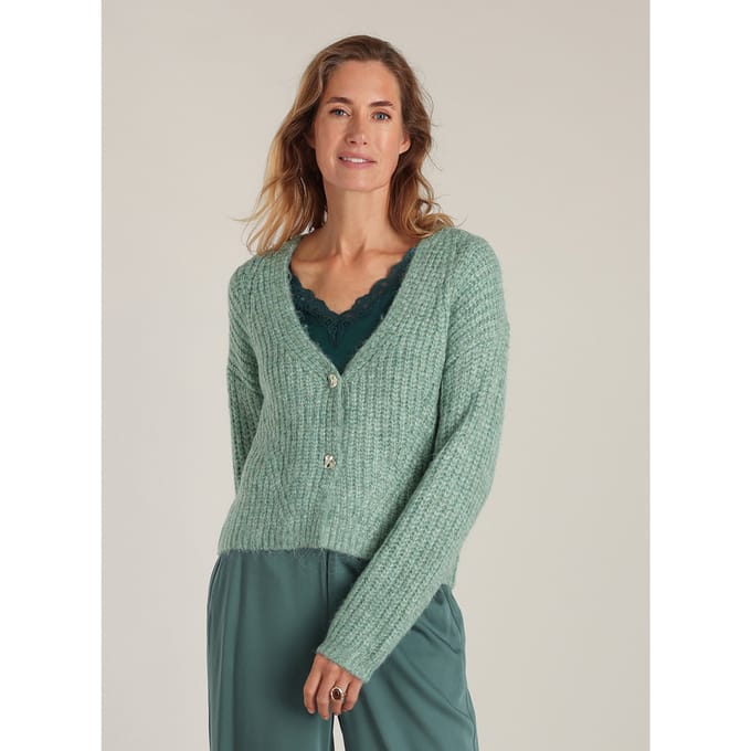 YEST Delya Cover ups - Mint/Melange - maat 46