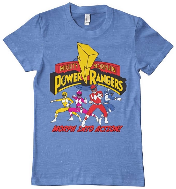 Power Rangers Morph Into Action -T-shirt
