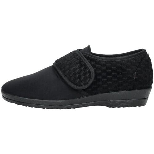 Comfort Plus Dames pantoffels met stretch Pantoffels Dicht - zwart - Maat 42