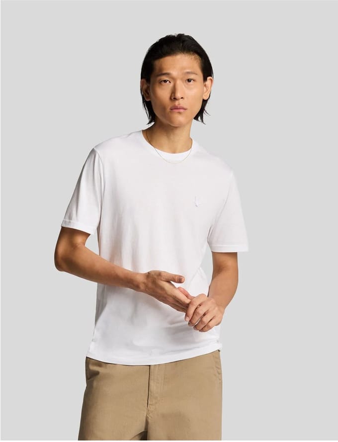 Lyle & Scott - Shirt Wit Lyle&scott Superfine T-shirt T-shirts Wit Ts2255ton