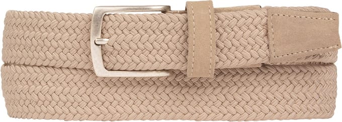 Presly & Sun Heren - Elastische riem - Crème - 90cm