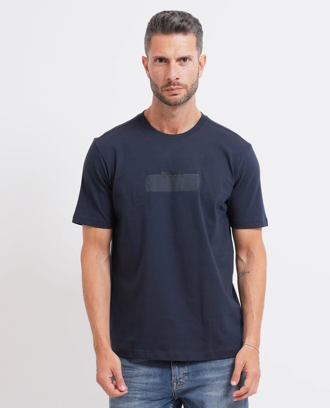 Boss T-shirts en Blue Polo