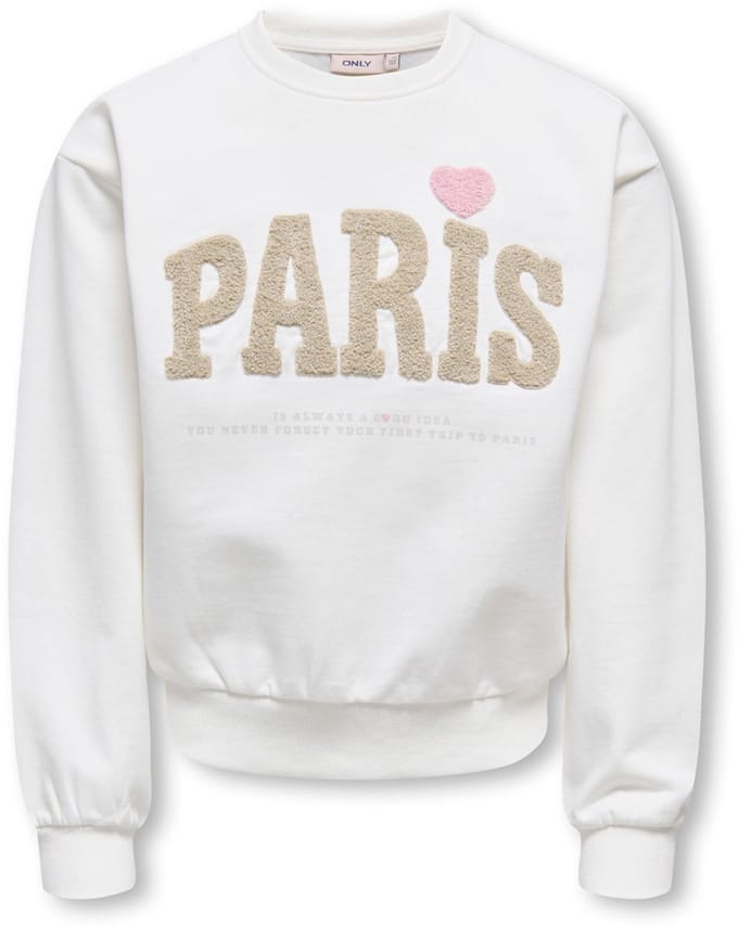 ONLY - KOGNAOMIE LS BOXY O-NECK PRINTED SWT Dames Trui