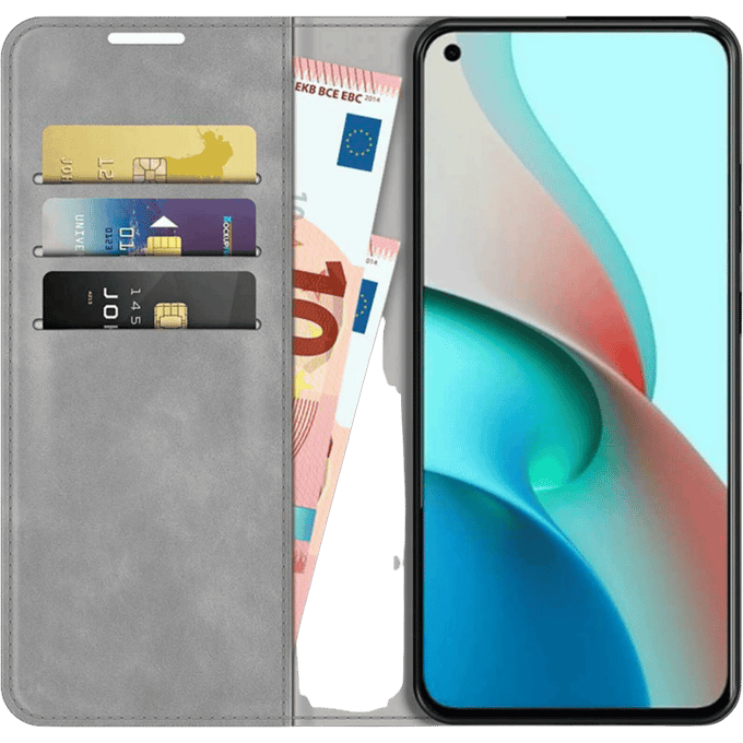 Just in Case Xiaomi (Mi) 11 Lite 5G (NE) Portemonnee Hoesje Grijs