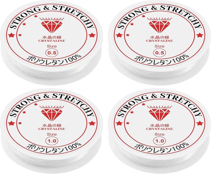 Elastische draad voor armbanden - Transparant, Duurzaam, 0,5-1,0 mm - Ideaal voor Sieraden Maken