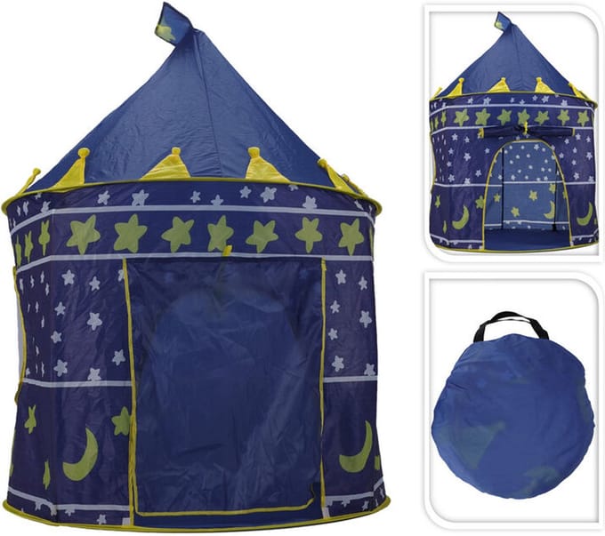 DoaBuy speeltent ridderkasteel Ø105 cm donkerblauw