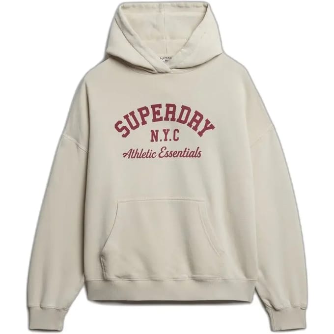 Superdry - Athletic Essentials Relaxed Hoodie - Dames - Hoodies