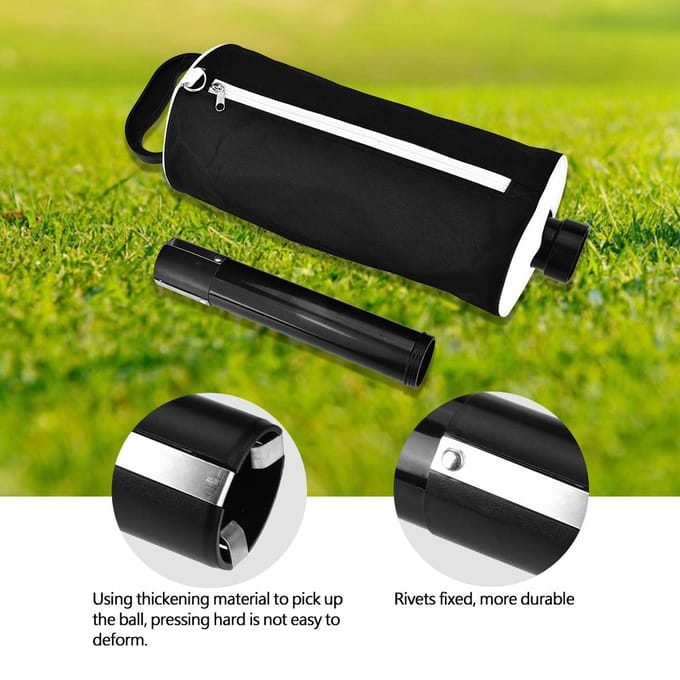 Draagbare Golfbal Picker Pick-ups Retrievers Zakopbergtas Schepapparaat green