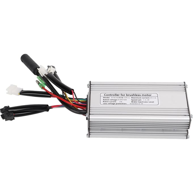 3648V KT?Contrôleur de vélo électrique à onde carrée 25 A, contrôleur SM 9 mois avec Lightline white