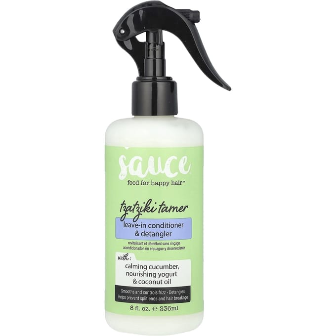 Sauce Beauty, Leave-In Conditioner & Detangler, Tzazy Tamer, 8 fl oz (236 ml) beige