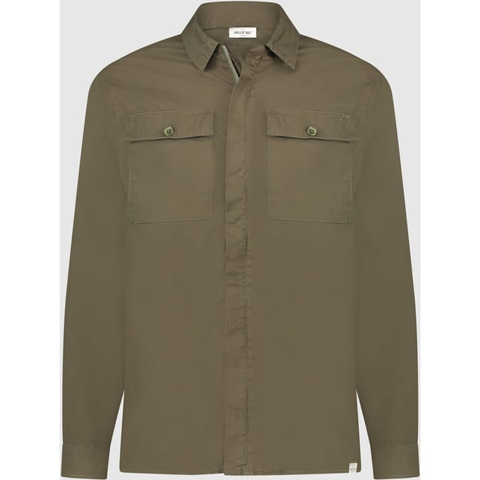 Circle of Trust Hamilton Overshirt Olive Leaf Taglia: L | Camicie Casual Outlet | Uomo | Verde