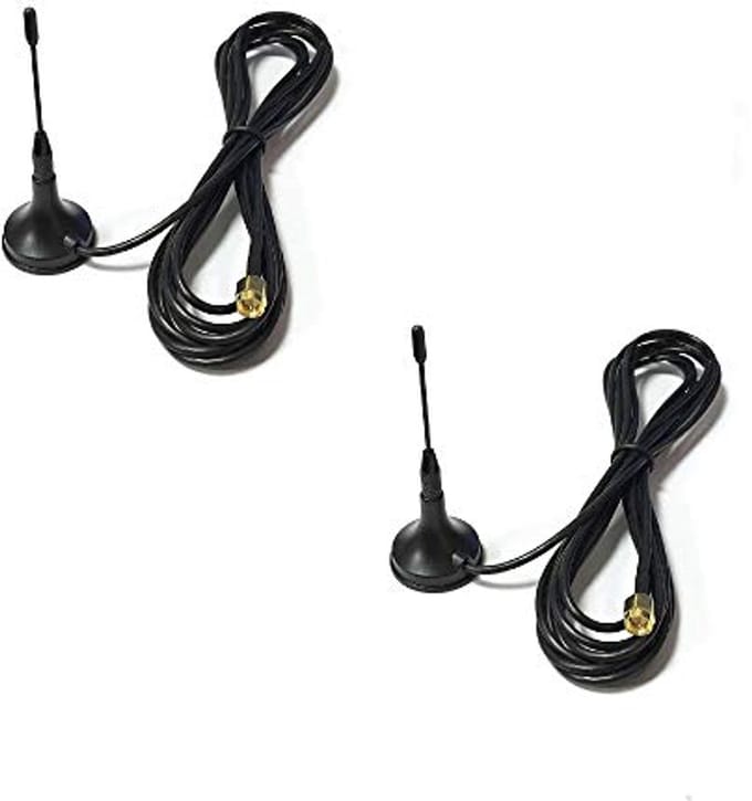 GSM Antenne Zuignap Magnetische Montage 2 Stuks 1,5 m 900/1800 MHz