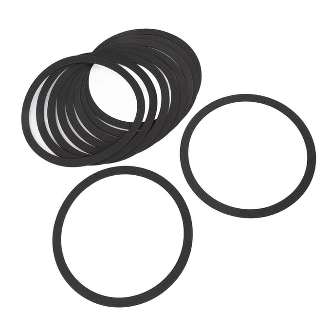 10 stuks EVA luidsprekerafdichtingsringen 210mm OD 184mm ID 10mm breedte 2mm dikte woofer luidspreker schuim black