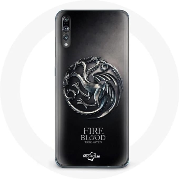 Coque - Huawei - P20 - Game Of Thrones Targaryen - Rigide - Noir