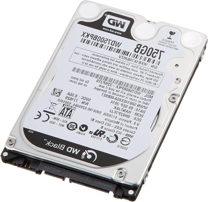 Interne Harde Schijf - HDD Opslag - Computer Upgrade - 7200 RPM Snelheid - 2.5 inch - Zwart