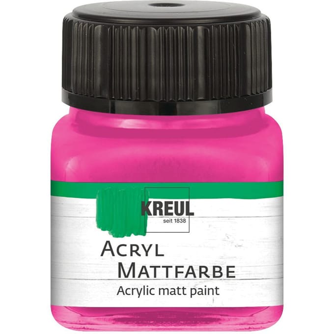 KREUL acryl matte verf, 20 ml - Rozig