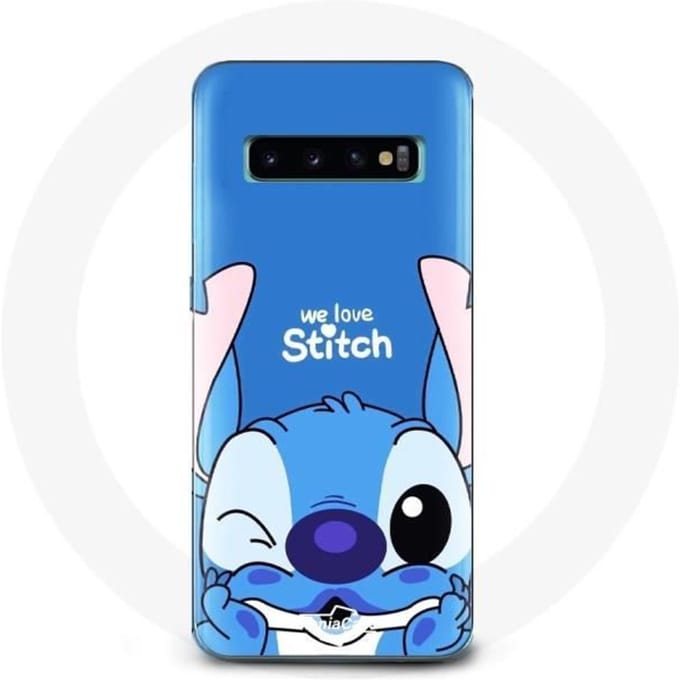 Coque - Samsung - Galaxy S10 Plus - Stitch mignon - Souple - Protection synthétique blauw