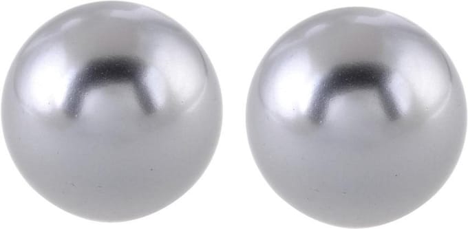 Behave - Grote parel oorstekers 1.4 cm - elegant & feestelijk