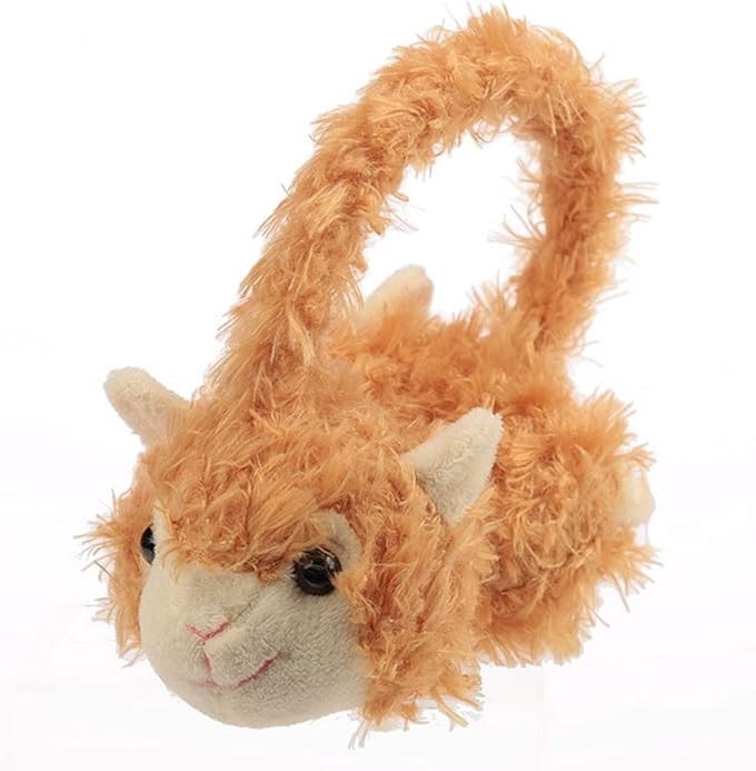 Alpaca oorwarmers oranje - Puckator