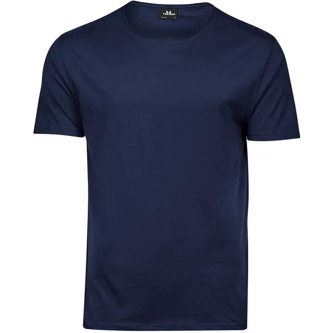 Tee Jays - MenÂ´s Raw-Edge Tee - Navy maat 3XL