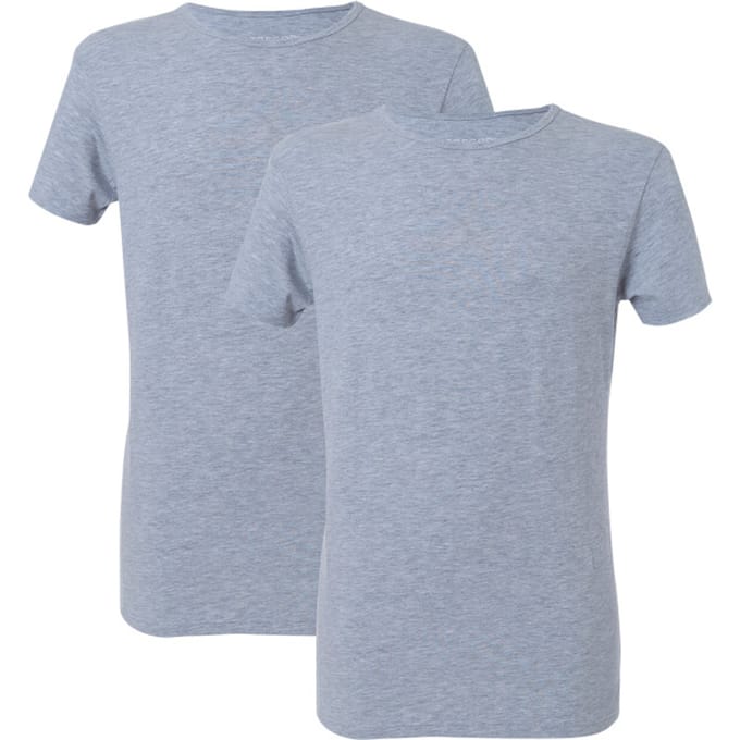 McGregor - Premium Stretch T-shirt - O-Neck - 2-Pack - Grijs - S