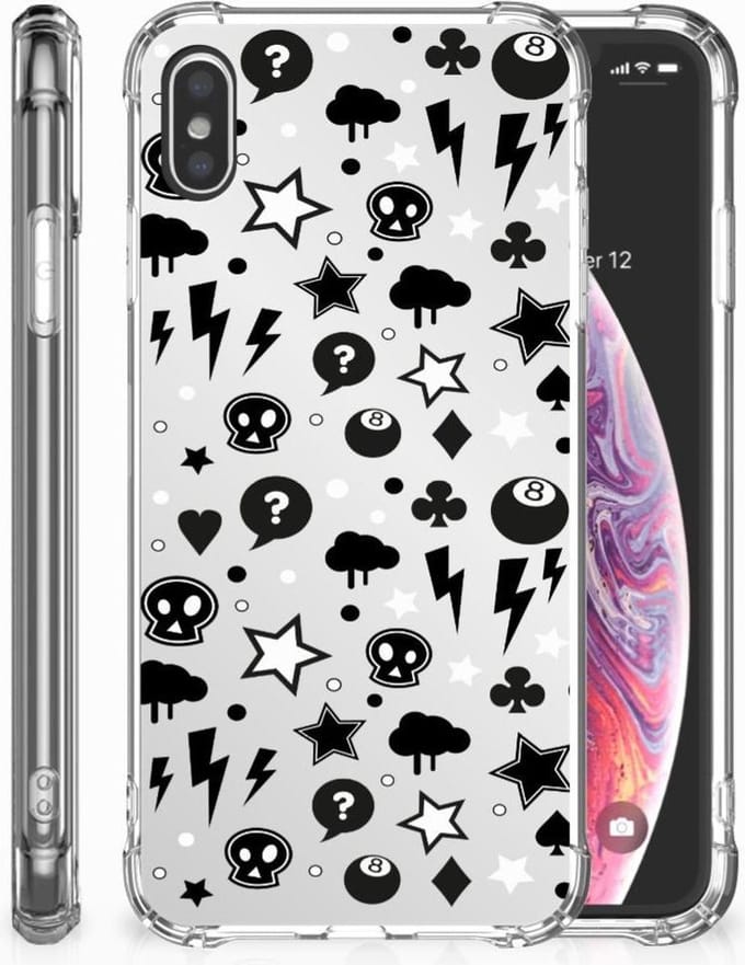 Extreme Case Apple iPhone Xs Max Silver Punk
