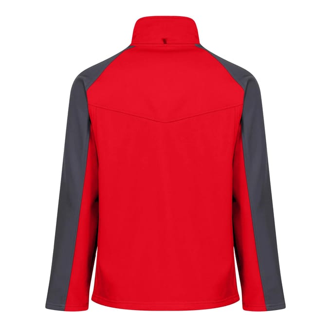 Regatta Professioneel Heren Uproar Softshell Windbestendig Fleece-jack (Klassiek rood/grijs)