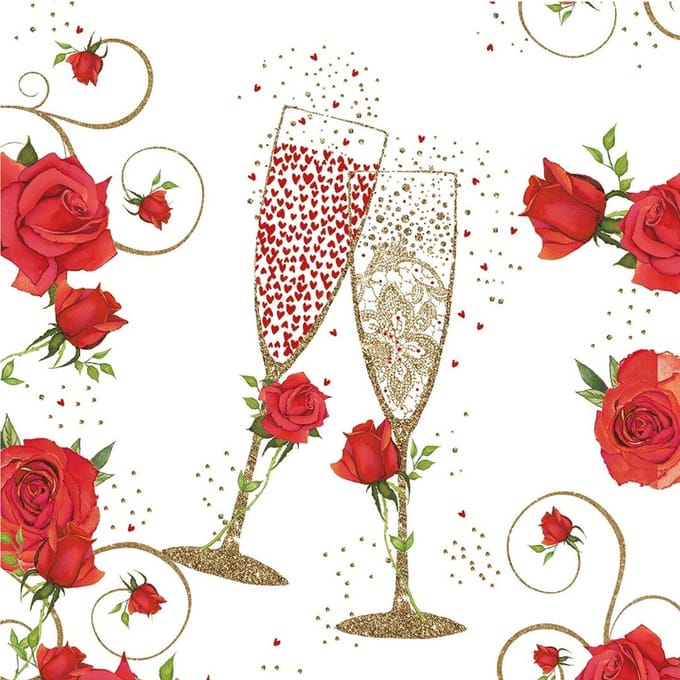 Lunch Servetten To Love - PPD - 33x33 cm
