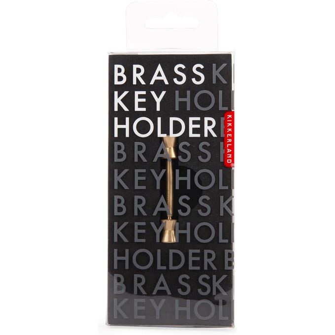 Kikkerland Short Cone Brass Key Holder