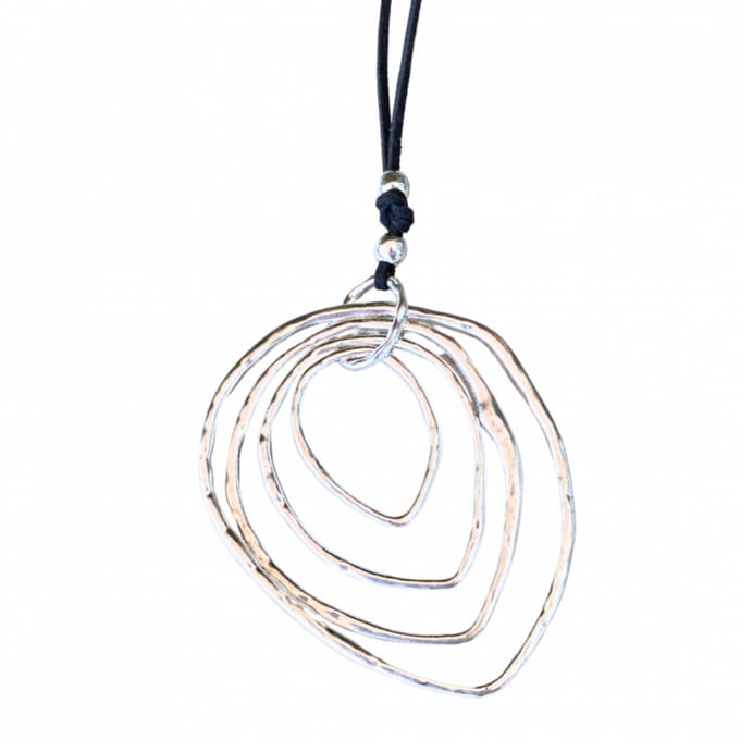 Ketting -Four -zilverkleur -verstelbaar - Charme Bijoux