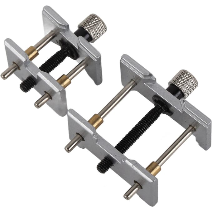 Horlogewerkhouder Legering Vaste Basis Kastklem Openingshouder Horlogemakergereedschap voor NR.4039-B gray