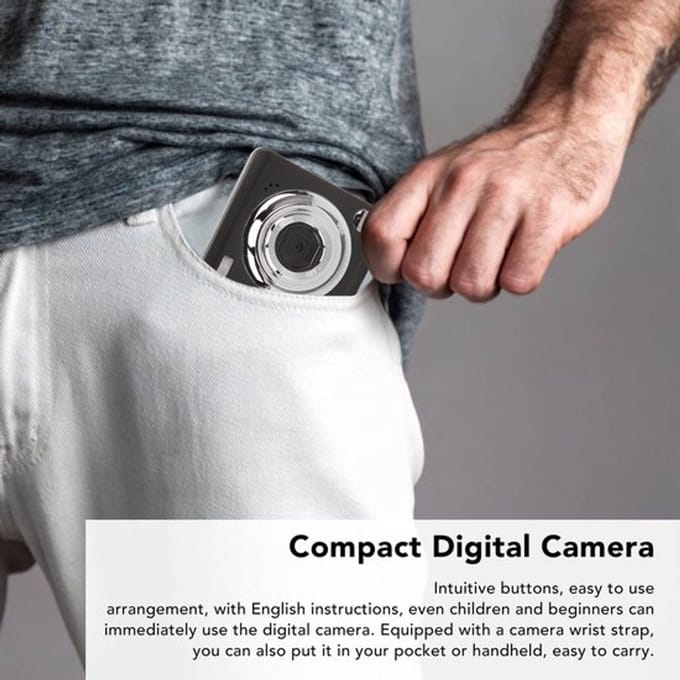Allecto - Digitale camera - 48mp - 4K Video - Compact - 16X Zoom
