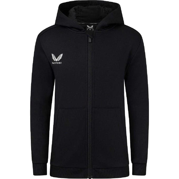 Castore Kinder/Kids Volledige Rits Hoodie (Kaviaar)